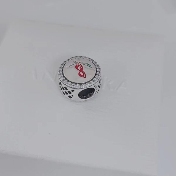 Pandora New Orleans Exclusive Charm Bead Button S925 Sterling Silver Pendant - Picture 7 of 9